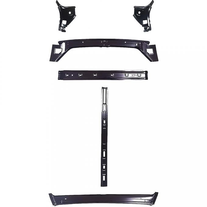 1968-1972 Chevy II / Nova 2 Door 6 Piece Inner Roof Panel Brace Kit