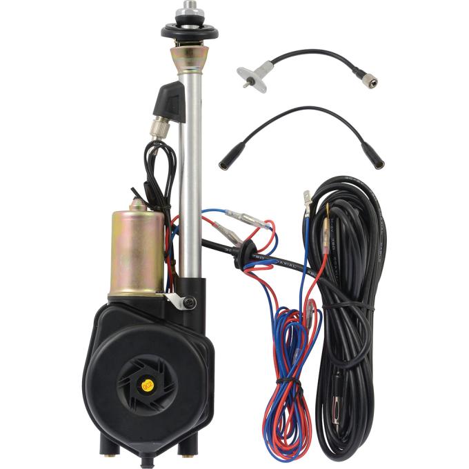 OER 1960-2004 GM, Ford, Lincoln, Mercury, Power Antenna Assembly, with Bulkhead Connector, Universal Fit 88891017