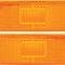 1970-71 Duster, GTX, Road Runner, Front Side Marker Lenses, Amber, Pair