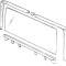 OER 1962-67 Chevy II, Nova, Taillgate Glass Channel, for Station Wagon Models N131