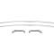 OER 1955 Chevrolet Bel Air, 150, 210, Nomad, Front Grill Molding Set, 4 Piece TF400007A