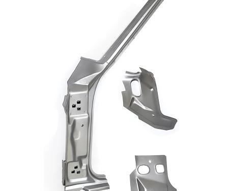 OER 1966-67 Chevy II Nova, A-Pillar With Door Frame Assembly, LH Driver Side B16208