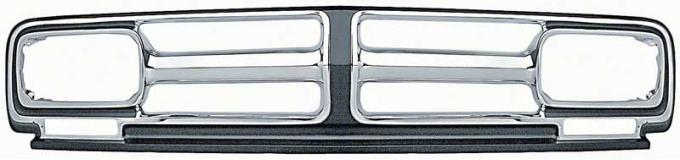 OER 1971-72 GMC Pickup Chrome/Black Grill CX1558