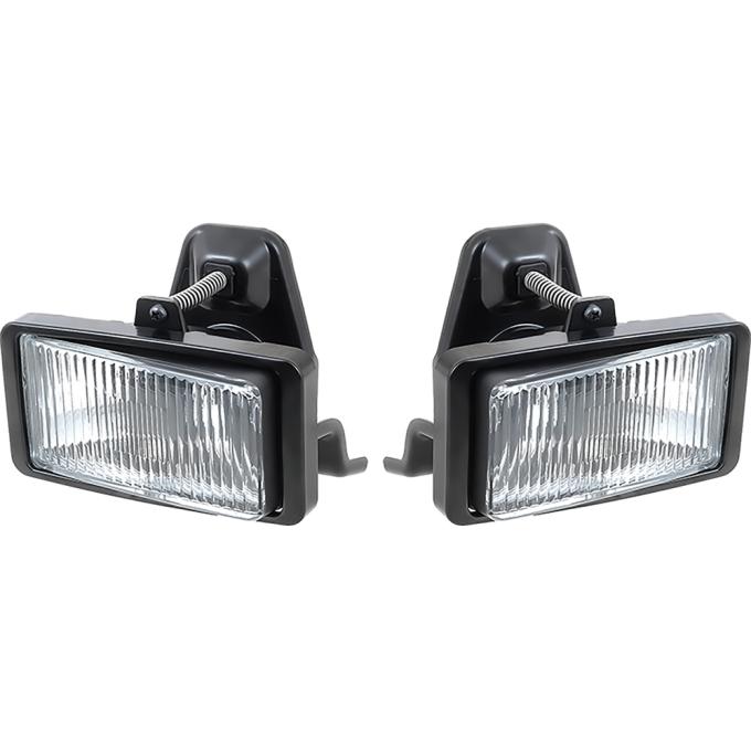 1985-92 Camaro Iroc-Z, Z28, Fog Light Assemblies, with Brackets, RH & LH, Pair