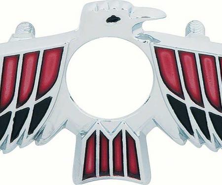thumbnail image 2 of OER Roof Emblem Set For 1976-1979 Pontiac Firebird & Trans AM - Left & Right - Red/Black 2 of 6