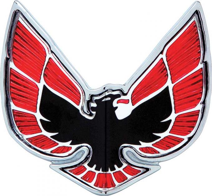 1970-71 Firebird, Front Bumper Nose Panel Emblem, with Hardware, GM Licensed