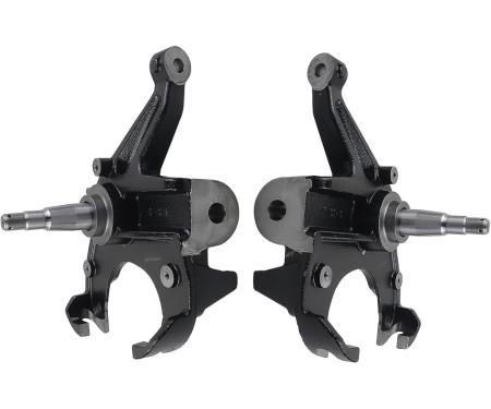 OER 1973-91 Chevrolet C10, GMC C1500, Blazer, Jimmy, Suburban, Drop Spindle Set, 2-1/2 Inch Drop, w/ 1" Thick Rotor, RH & LH, Pair 154930