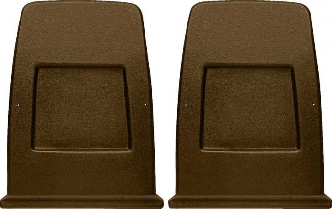 OER 1971-78 Camaro, Firebird, 1977-79 Nova, Bucket Seat Back Panels, Dark Saddle, Pair K7118