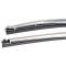OER 1970-81 GM, 1975-81 Chrysler, Dodge, Plymouth, Windshield Wiper Blades, 3/16" Trico-Style , Side Lock Connection, Satin Stainless, 18" , Pair, Various Models F402