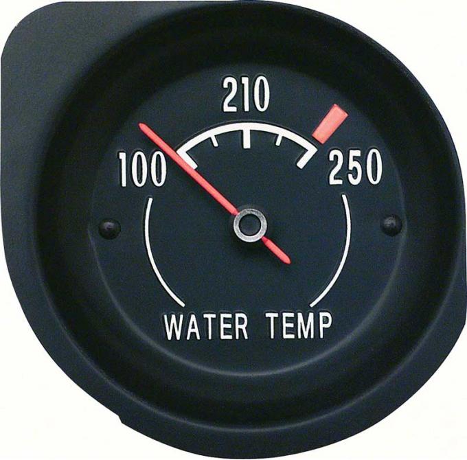 OER 1972-74 Corvette Temperature Gauge - With White Markings 6490857W