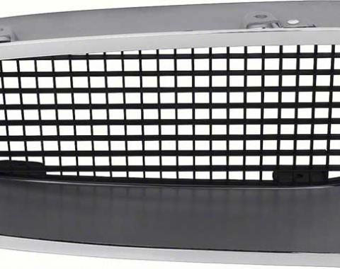 1970-71 Pontiac Trans Am, Front Grill, Black, RH Passenger Side