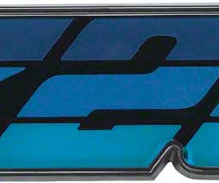 OER 1980 Camaro, Z28 Front Grill Emblem , Tri-Color Blue 14024334