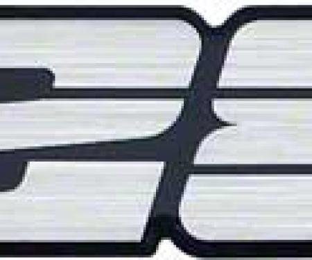 OER 1991-92 Camaro Z28 Silver/Black Rear Panel Emblem with Silver Bow Tie 10158545