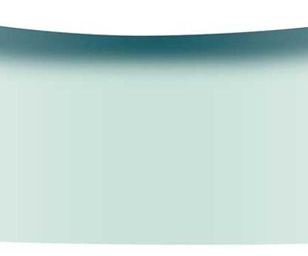 1969-70 Mustang, Cougar, Front Windshield Glass, Tinted with Shaded Band, Coupe, Convertible