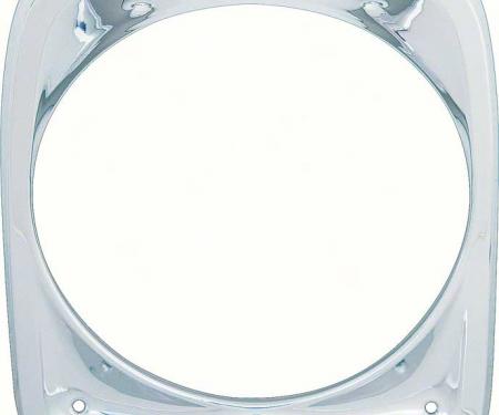 1966 Chevy II, Nova, Headlamp Bezel, Each, GM Licensed