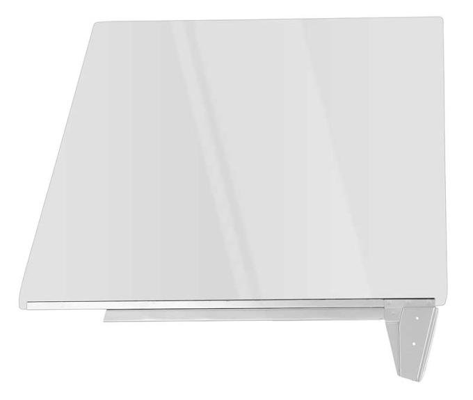 OER 1967-1972 Chevrolet, GMC Suburban, Door Glass, Clear, with Lower Frame, Drivers Side 14842