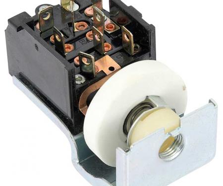 OER 1975-99 Mopar Headlamp Switch, 9-Terminal, With Ceramic Style Rheostat, Various Models MD9343