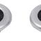 1968-72 GM, Various Models, Door Lock Knob Ferrules, Narrow, Pair