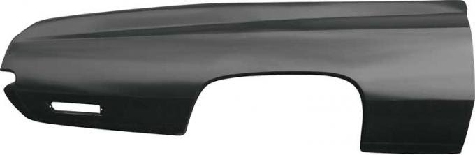 1974-76 Impala, Bel, Air, Caprice, Quarter Panel Repair Skin, 2 Door, RH Passenger Side, EDP Coated