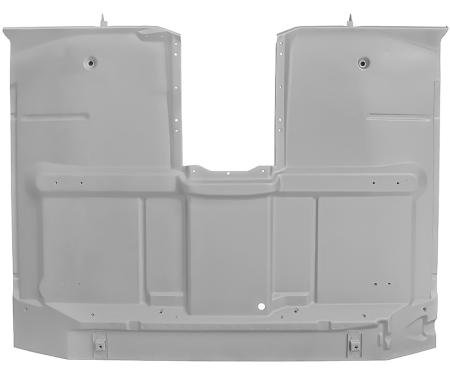 1967-72 Chevy, GMC Pickup Truck, Full Cab Floor Pan, High Hump, Manual Trans, with Support Braces, with Bench Seat