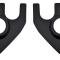 OER 1967-72 Chevrolet, GMC Pickup, Blazer, Jimmy, Suburban, Interior Kick Panels, with 6" Speaker Holes, Black, Pair A5100105