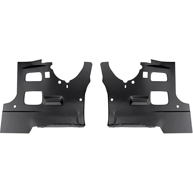 1968-72 Chevelle, Malibu, El Caminio, 1970-72 Monte Carlo, 1971-72 GMC Sprint, Hinge Pillar to Rocker Panel Reinforcement Panels, LH and RH, Replaces GM#'s 8714307, 8714306