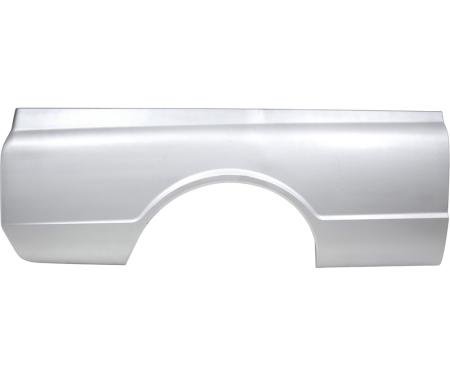 1967-72 Chevy, GMC Fleetside Shortbed, Custom Bed Side Panel, without Stake Pockets, w/o Side Marker Holes, RH Passenger Side