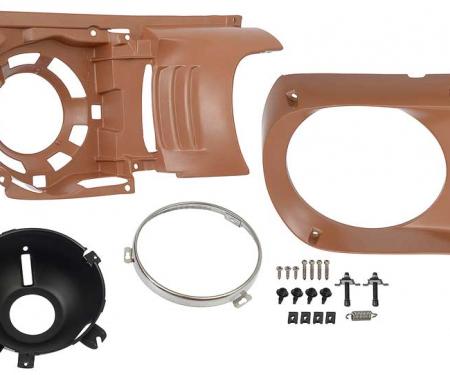 1964-66 Ford Mustang, Headlamp Assembly, With Hardware, LH