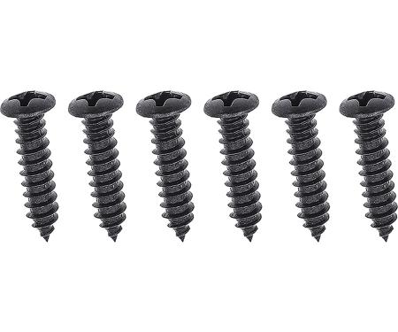 1967-68 Camaro, Headlamp Bezel Mounting Screw Set, Standard Grill, 6 Piece Set