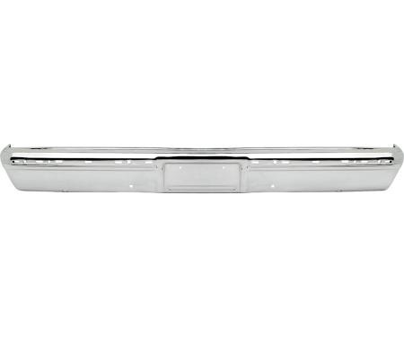 1983-1991 Chevy, GMC Pickup, Blazer, Jimmy, Suburban, Front Bumper, Chrome, with Impact Strip Holes, "Show Quality"