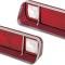 1970 Dodge Dart, 1971-72 Plymouth Scamp, Tail Lamp Lenses, Pair