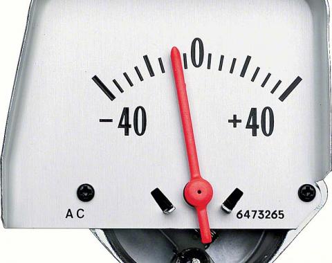 OER 1968-76 Silver Console Amp Gauge 6473265