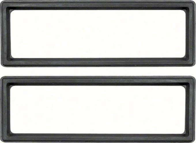 1968-69 Chevy II, Nova, Molded Rubber Tail Lamp Bezel to Body Gaskets, Pair