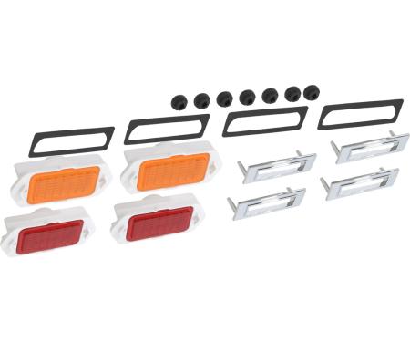 1969 Camaro, Front & Rear Side Marker Lamp Kit