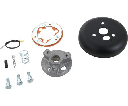 1969-94 GM, Steering Wheel Adapter, 3-Bolt Style, For Classic 3-Bolt Style Aftermarket Steering Wheels