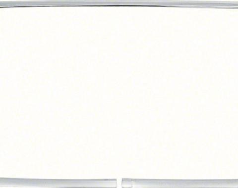 Redline Restomotive® 1967-1969 Camaro / Firebird Coupe 5 Piece Rear Window Moulding Set