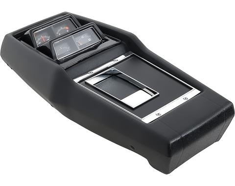 OER 1968-72 Chevy II/Nova, Console Assembly, 4-Speed Manual Trans, With Gauges with Voltmeter R687206V