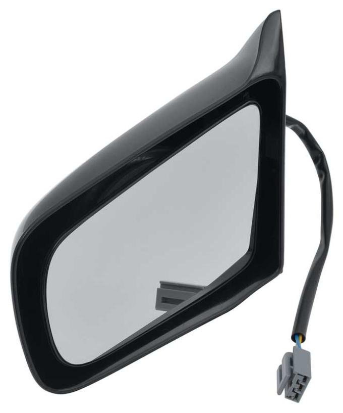 1987-93 Mustang, Exterior Door Power Mirror, Window Mounted, Exc Convertible, LH Driver Side