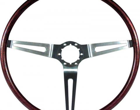 OER 1969-70 16" Simulated Rosewood Steering Wheel 3960722