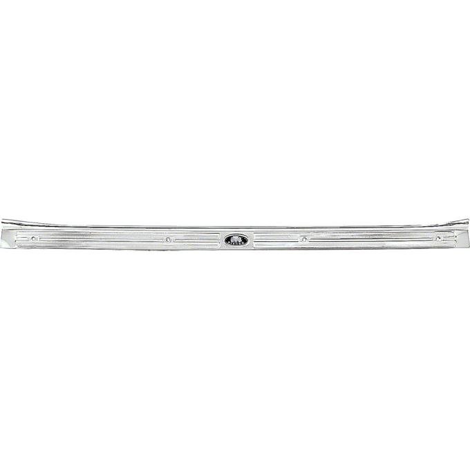 OER 1967-69 Camaro, Firebird, Door Opening Sill Plate, With Riveted Emblem, RH or LH, Each 7644760