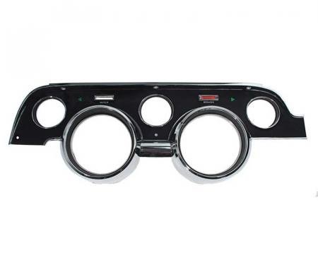 OER 1967 Ford Mustang, Dash Gauge Bezel, Standard Interior, Black 10838DR