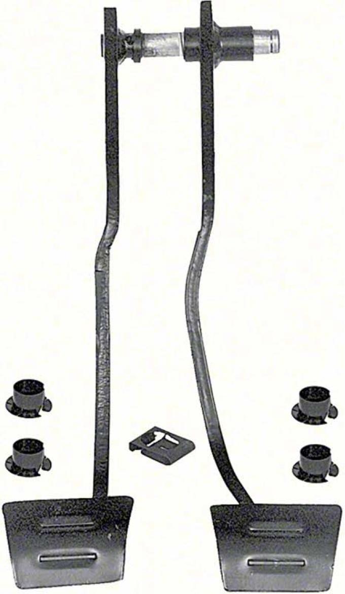 OER 1967-68 F-Body, 68 Nova Brake and Clutch Pedal Assembly C2554