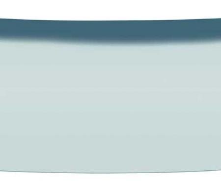 OER 1966-67 Buick, Chevrolet, Pontiac, Oldsmobile, A-Body, Front Windshield Glass, 2 Door Hardtop, Coupe, Convertible, Light Green Tint, with Blue/Green Upper Shaded Band DW670T
