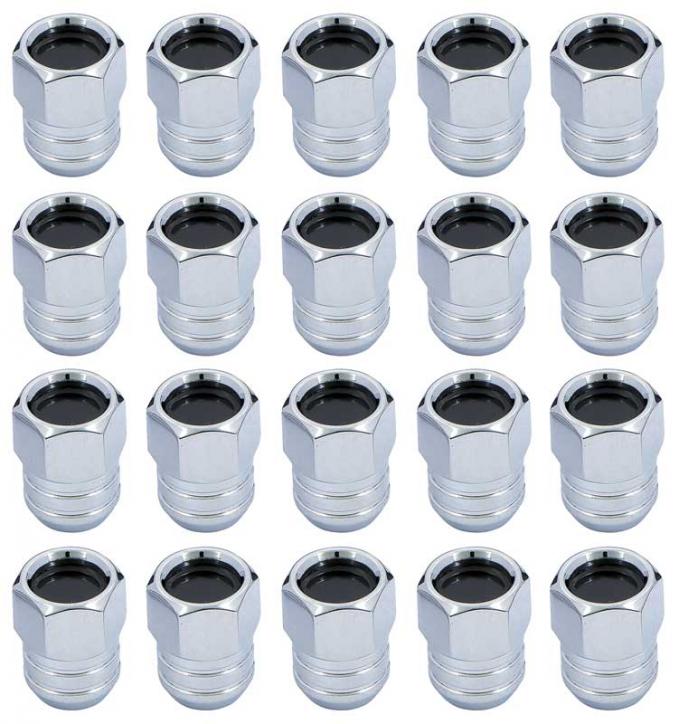 Firebird Lug Nuts, Black, Rally II, 1967-1970