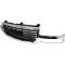 1999-02 GMC Sierra, Yukon, Front Grill Assembly, Chrome Shell with Black Insert