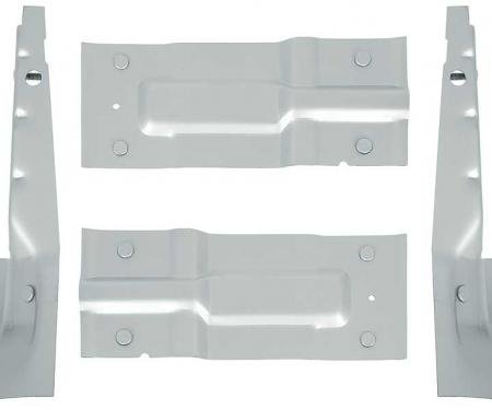 OER 1961-64 Impala, Bel Air, Biscayne, Bucket Seat Mounting Bracket Set, 4 Piece Set 14067