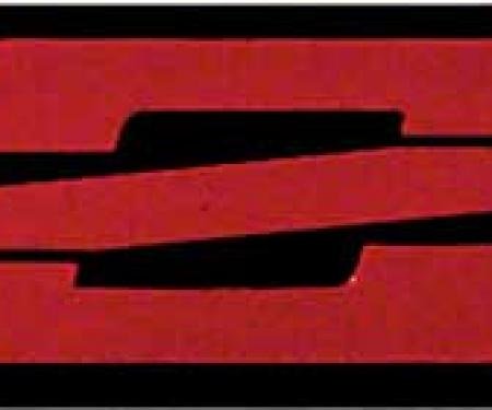 OER 1991-92 Camaro Z28 Bright Red Rocker Panel Emblem 10179123