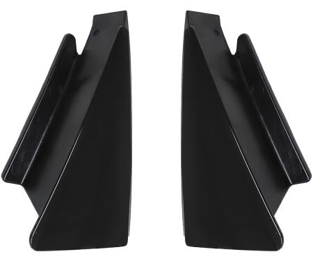 OER 1993-02 Camaro, Firebird, Convertible Top Sail Panel Trim, Quarter Panel Upper Filler Applique, RH and LH, Pair A909101