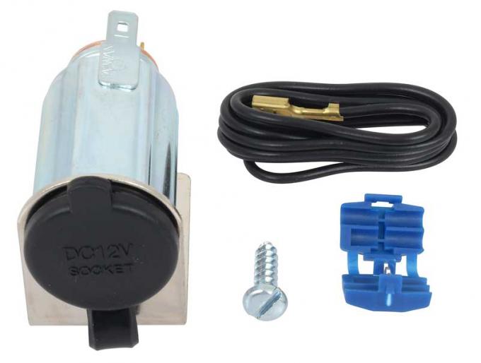 12 Volt: Auxiliary Power Outlet, With Cover