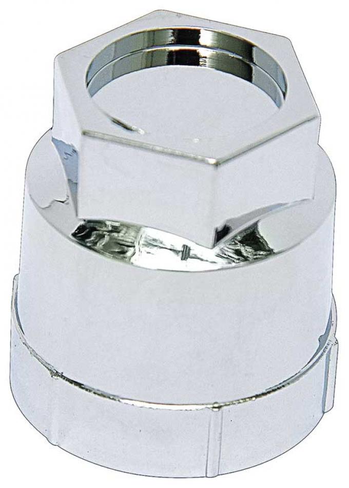1982-92 Camaro, 1982-99 Firebird, 1984-04 Corvette, Lug Nut Cap Set, Chrome Plastic, for OE Aluminum Wheels, Each